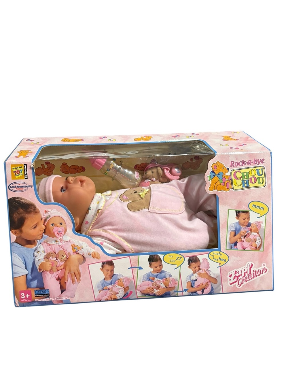Vintage Zapf Creation Rock-a-Bye Chou Chou Baby Doll